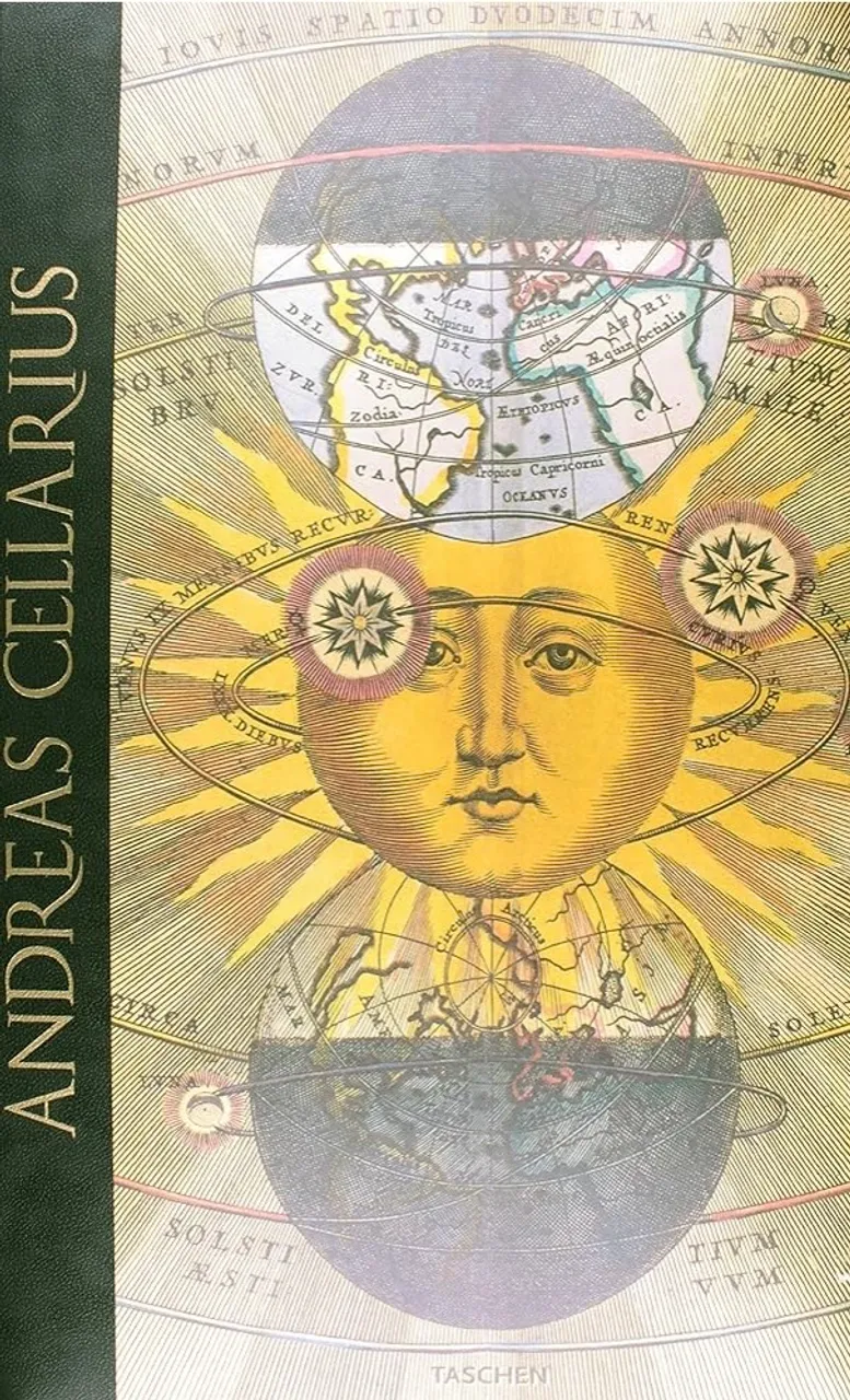 Livro Andreas Cellarius: Harmonia Macrocosmica, Ed. Taschen. Aspecto de novo. R$ 655,00.