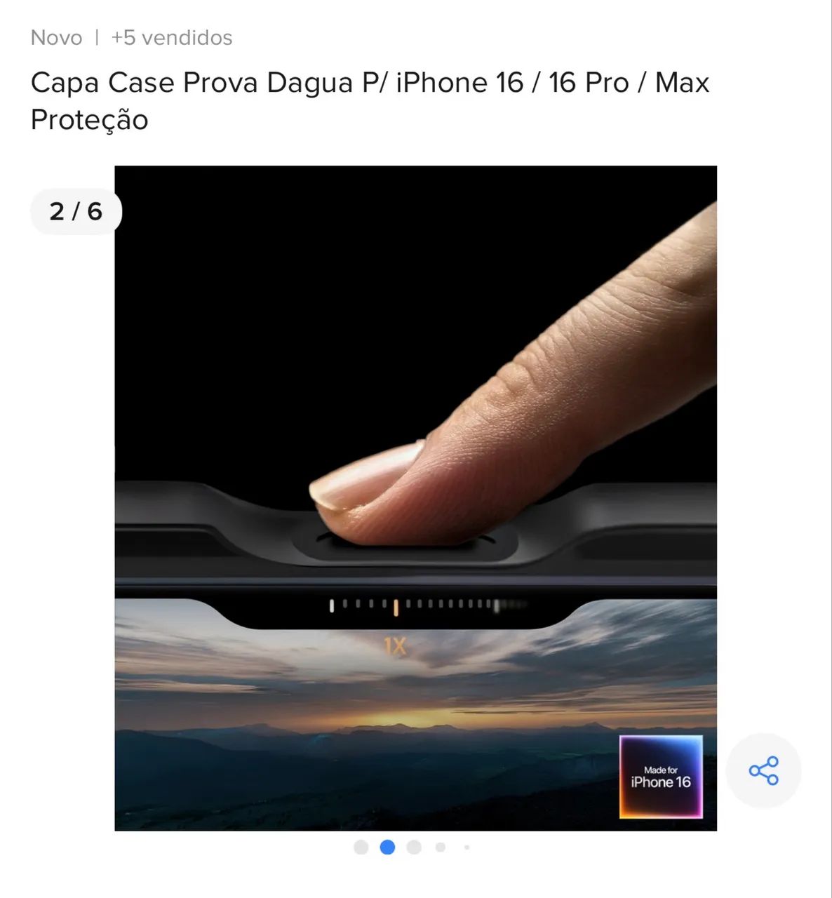 CASE DE MERGULHO PARA IPHONE 16 PRO MAX  - Foto 3
