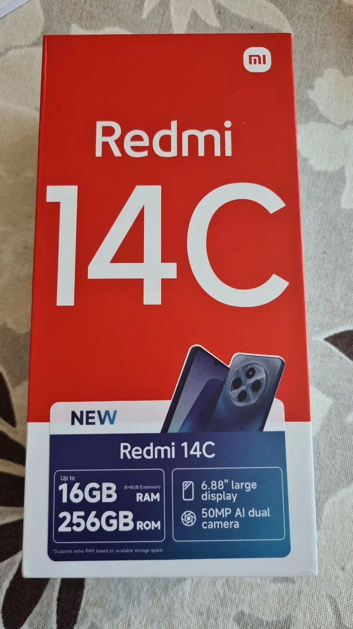 Celular Redmi 14 C Xiaomi Hyper OS novo.