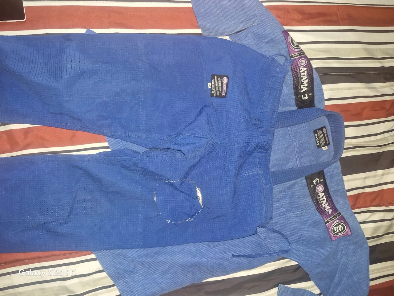 Kimono Jiu-Jitsu Atama Ultra Light Azul - Tamanho A1
