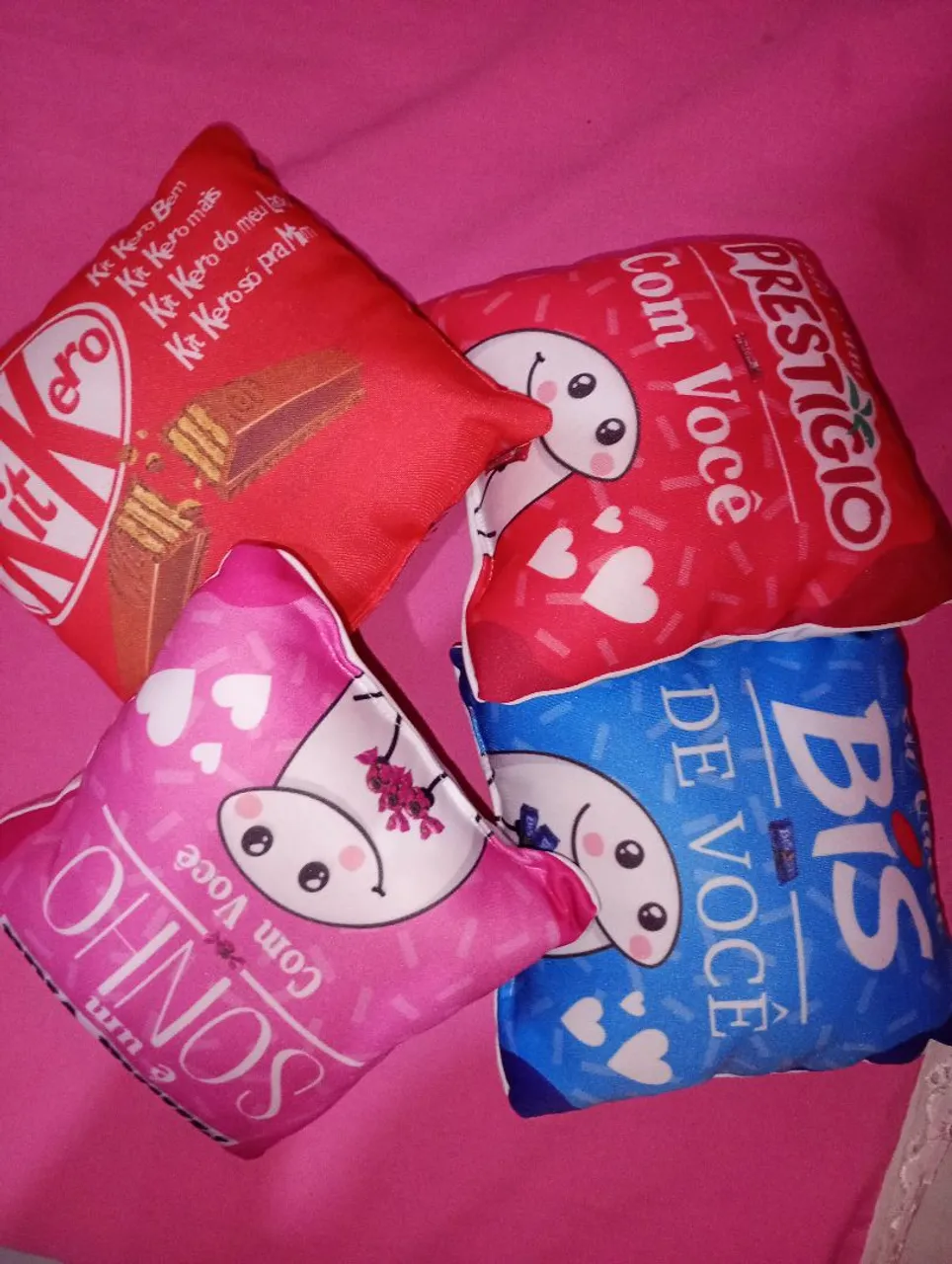 Almofadas Decorativas de Chocolate e Sonho