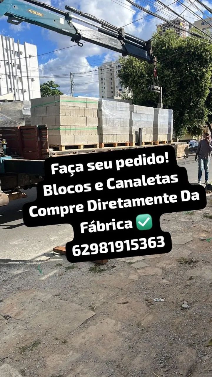 Blocos e Canaletas Direto da Fábrica! 3.45$