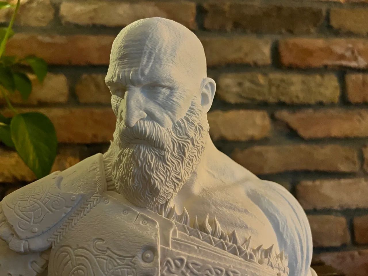 Busto Kratos Deus da Guerra Hiper Realista - Foto 3
