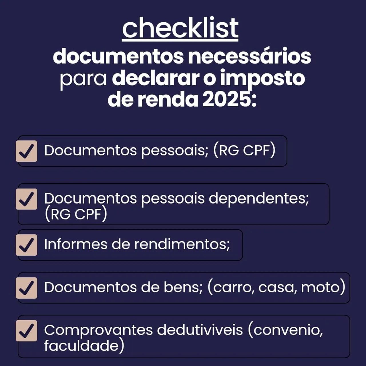 Imposto de Renda 2025  - Foto 2