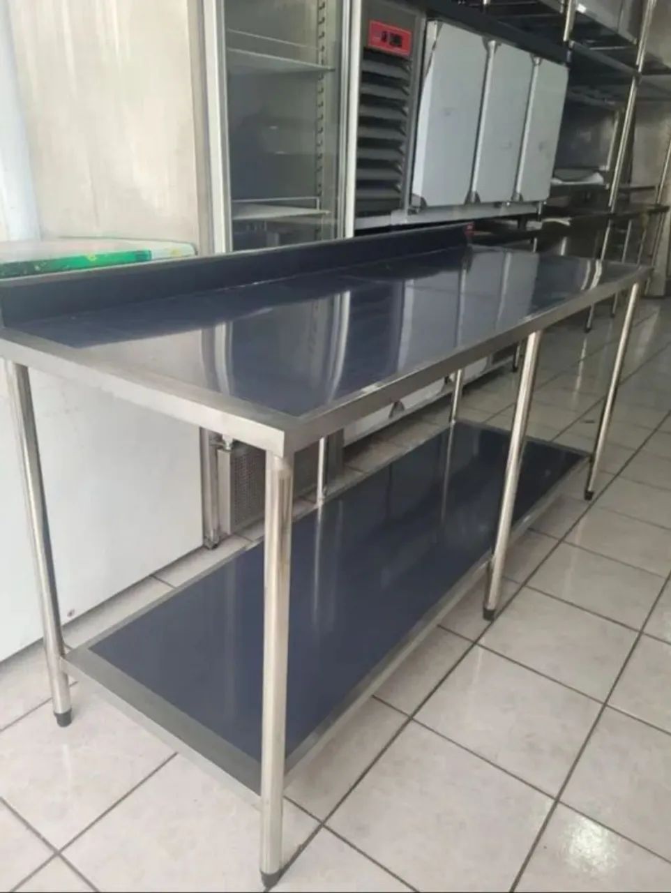 Mesa de Aço Inox para Cozinha Industrial - Foto 2
