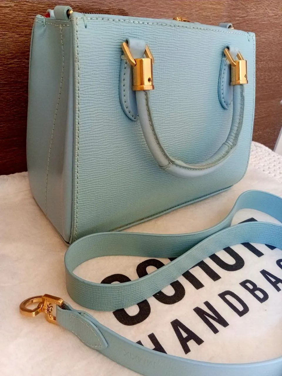 Bolsa Tote Baby Lorena Azul Claro<br><br><br> - Foto 4