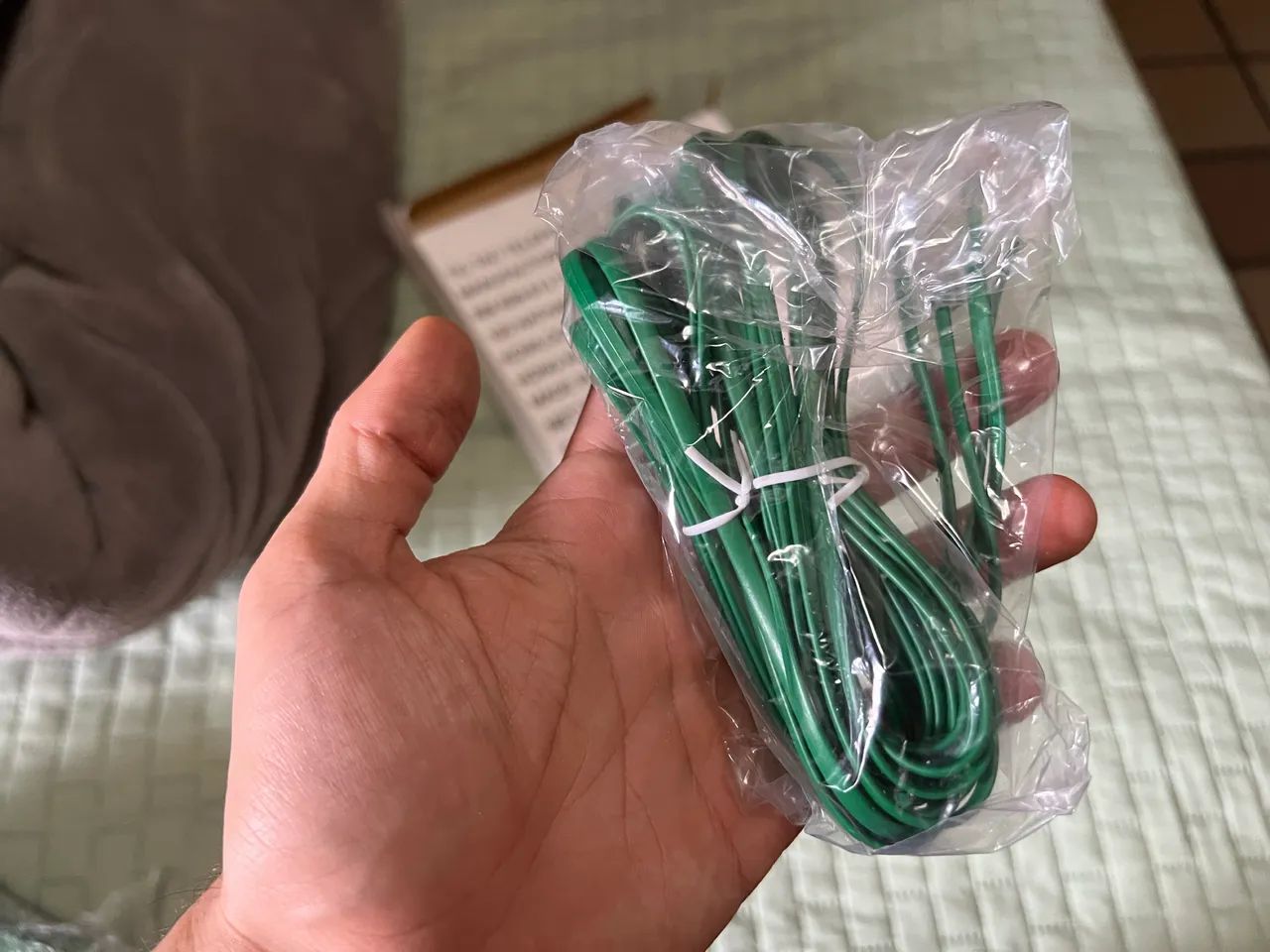 Telefone Tic Tac Retrô Verde - Novo, Completo na Caixa - Foto 3