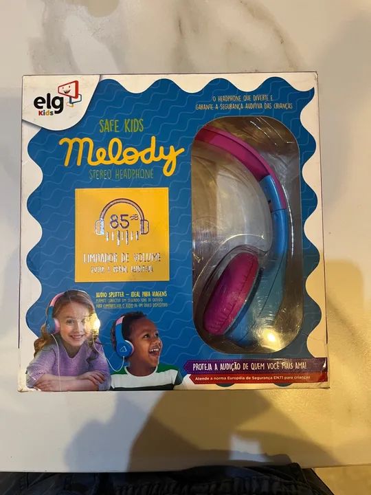 Headphone Infantil Com Limitador De Volume Kids Melody ELG - Foto 6