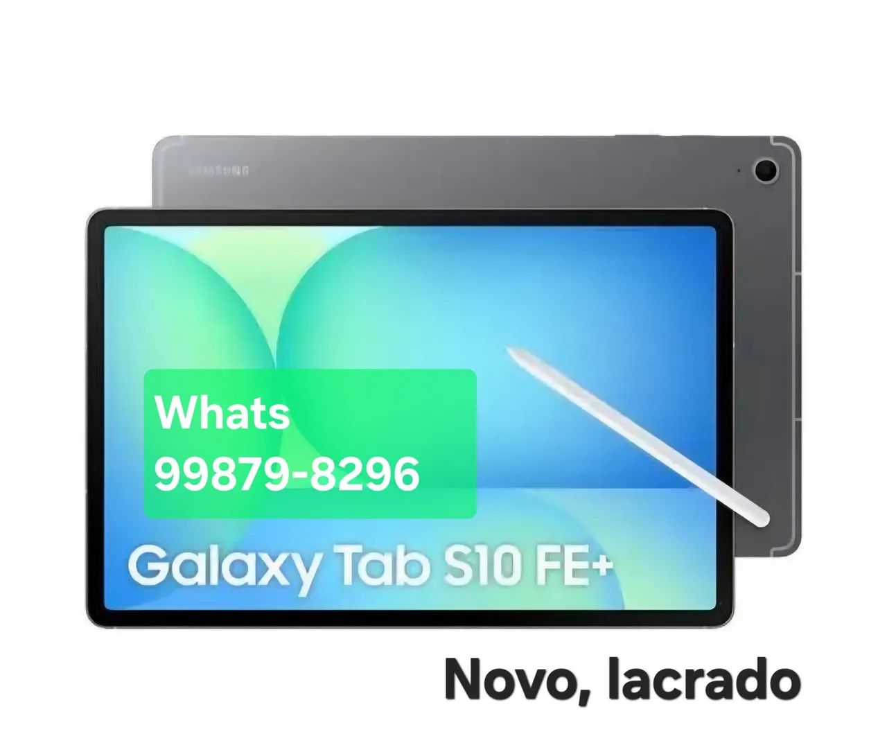 Samsung Galaxy Tab S10 FE+versão 5g Novo, Lacrado