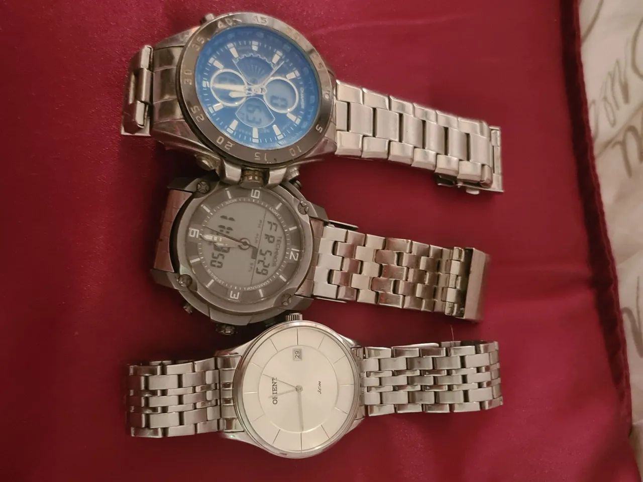 Rel ógio orient technos e guamer - Foto 2