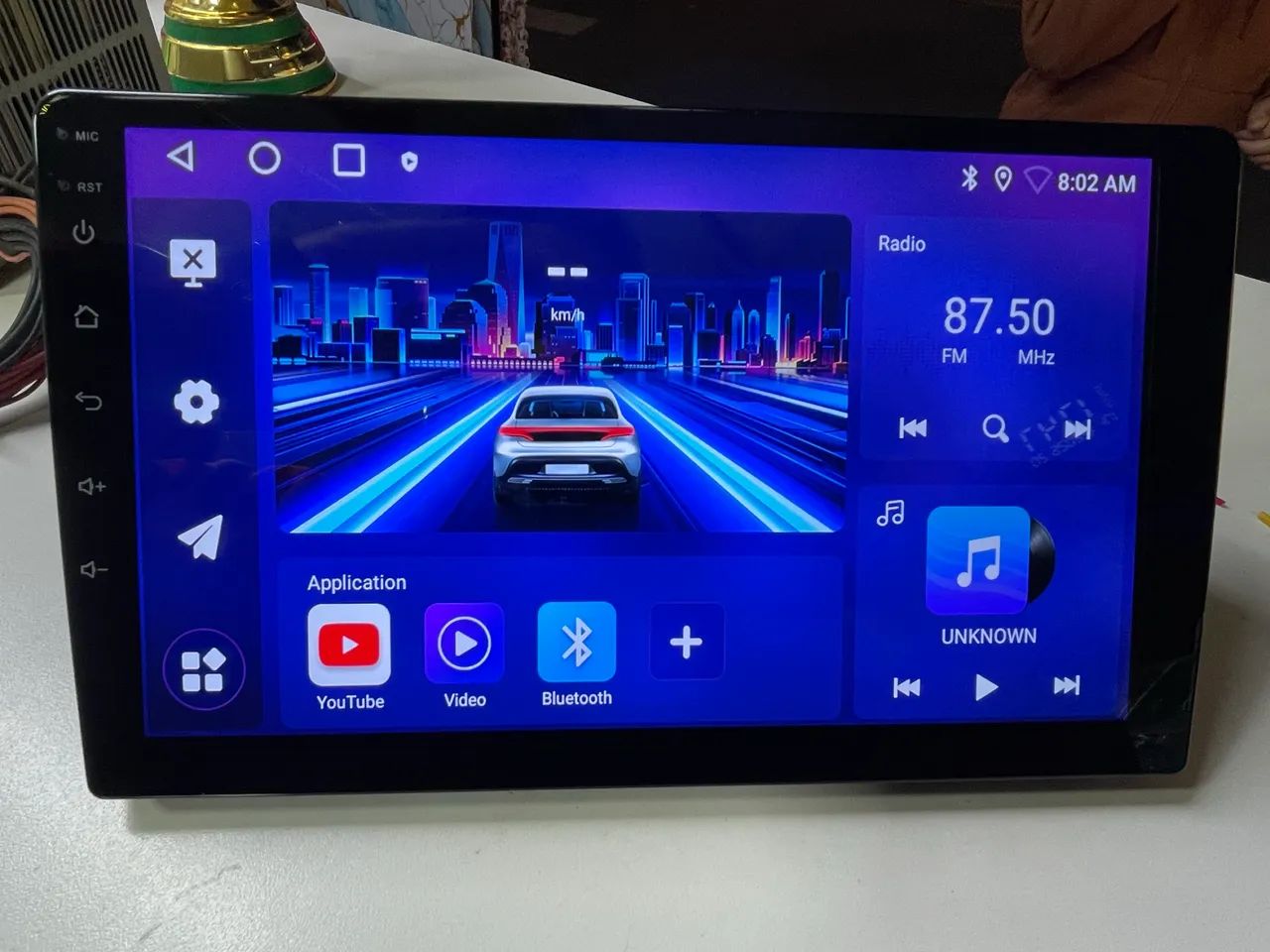 Multimídia androide com CarPlay e GPS 9 polegadas 