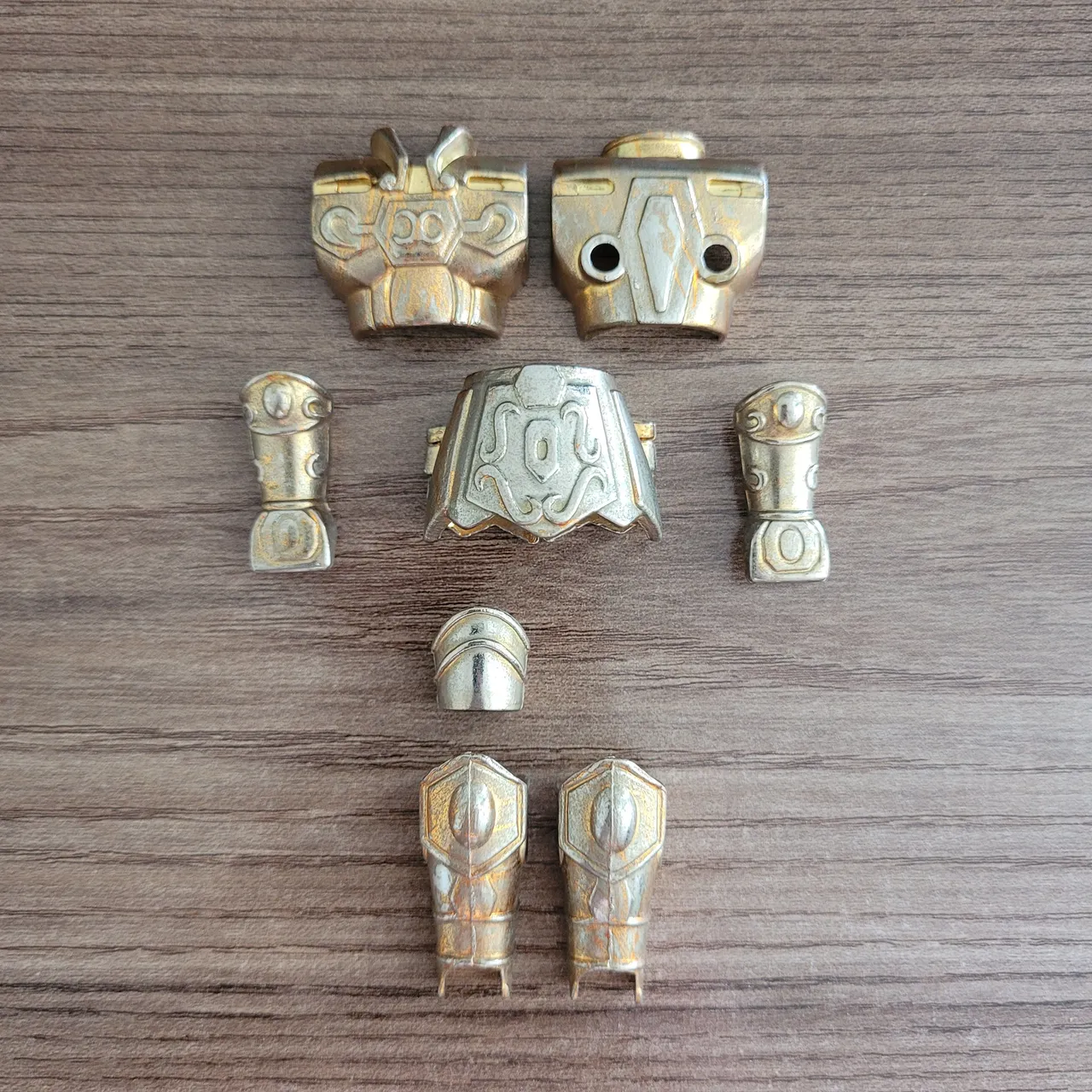 7 Peças Saint Cloth Saga de Gêmeos da Bandai Saint Seiya