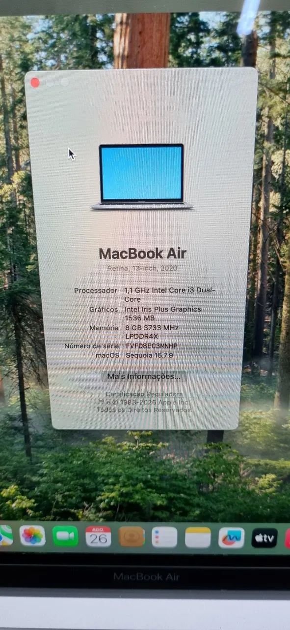 Macbook Air A2179 I3 8GB  - Foto 3