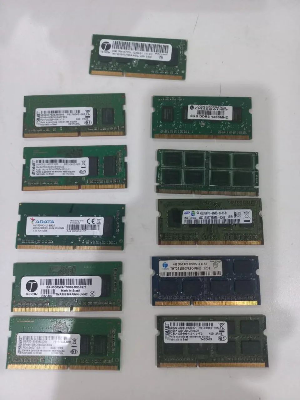 Memórias Notebook ddr2 / ddr3 e ddr4 lista na descrição - Memória