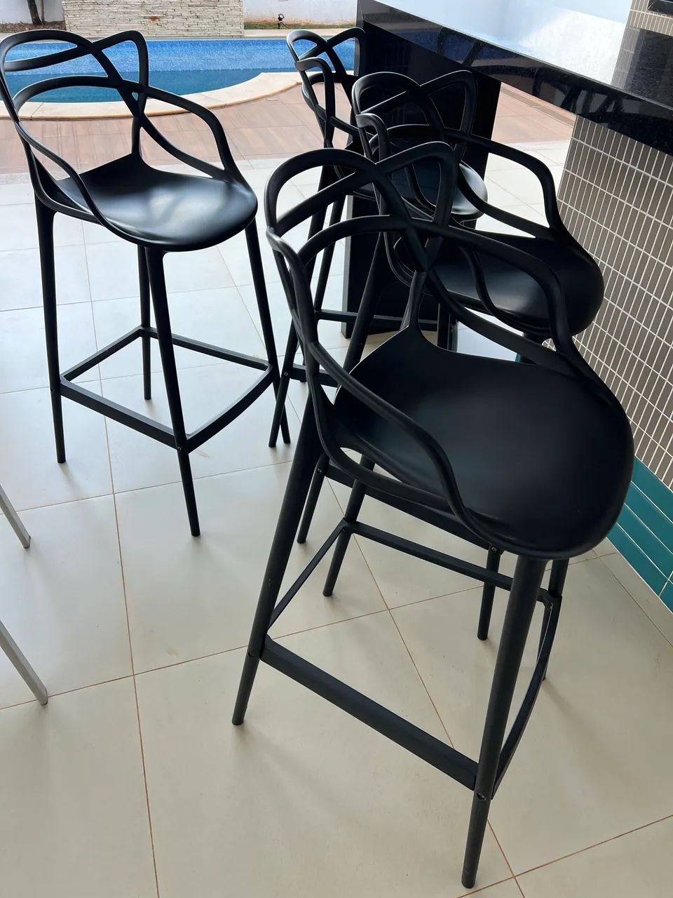 4 Banquetas Altas Allegra Master - Foto 2
