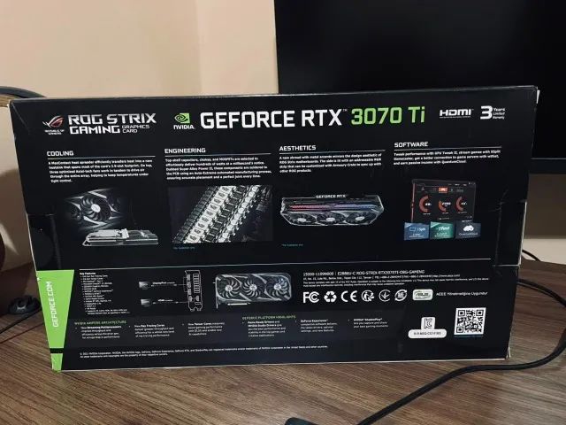 RTX 3070 Ti 8GB ASUS ROG Strix - Excelente estado - Foto 4