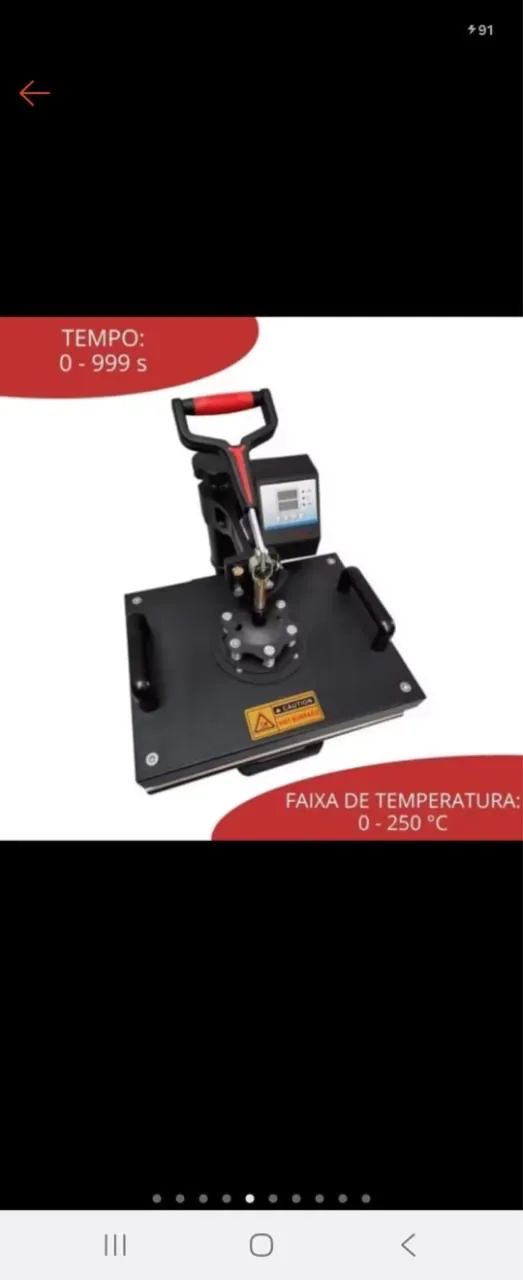 prensa térmica sublimação  - Foto 5