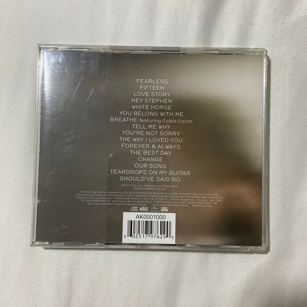 CD Taylor Swift - Fearless  - Foto 3