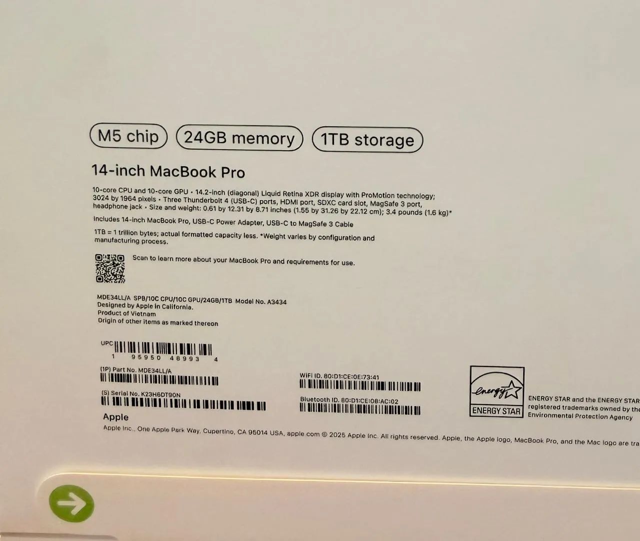 MacBook ? Pro M5 24Gb Ram 1T  - Foto 2