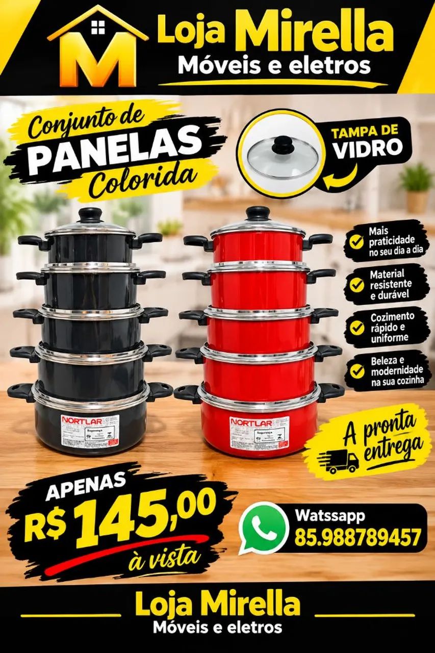 Conjunto de panelas  - Foto 2