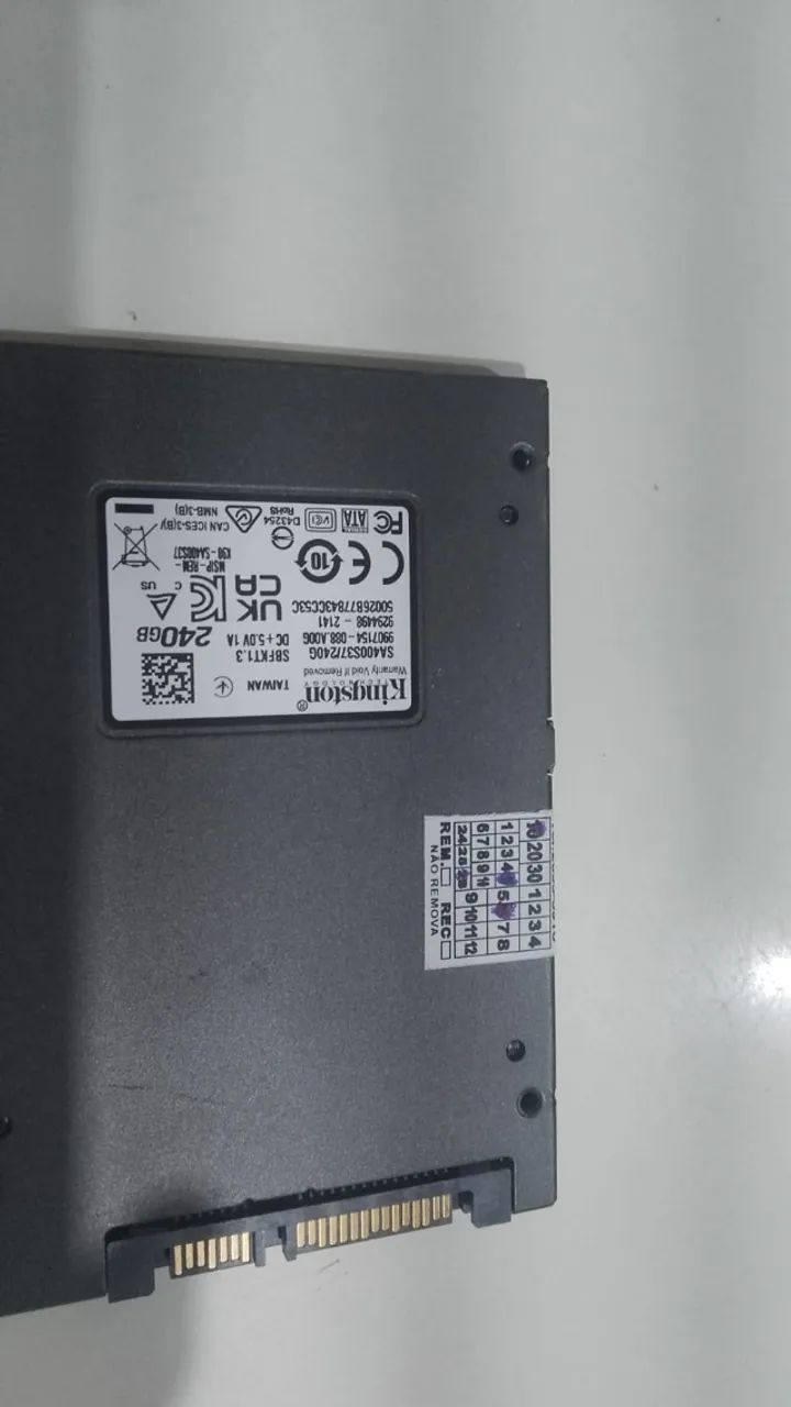  midia  de armazenamento SSD kingston - Foto 3