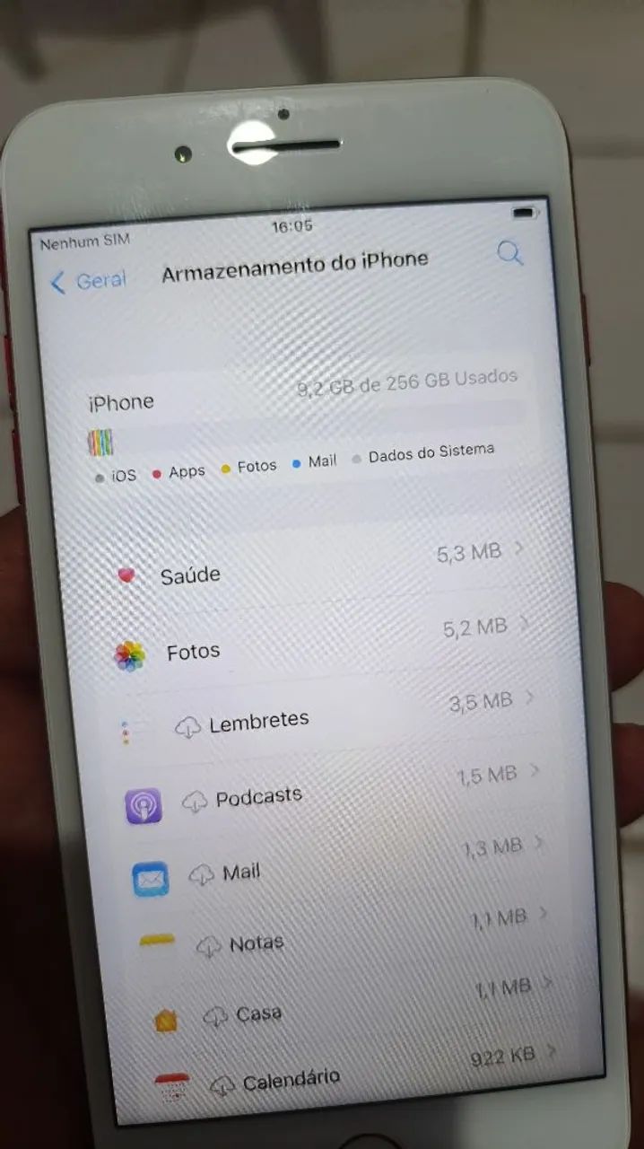 iPhone 7 plus 256GB funcionando tudo perfeitamente venda ou troca aceito cartão de - Foto 6