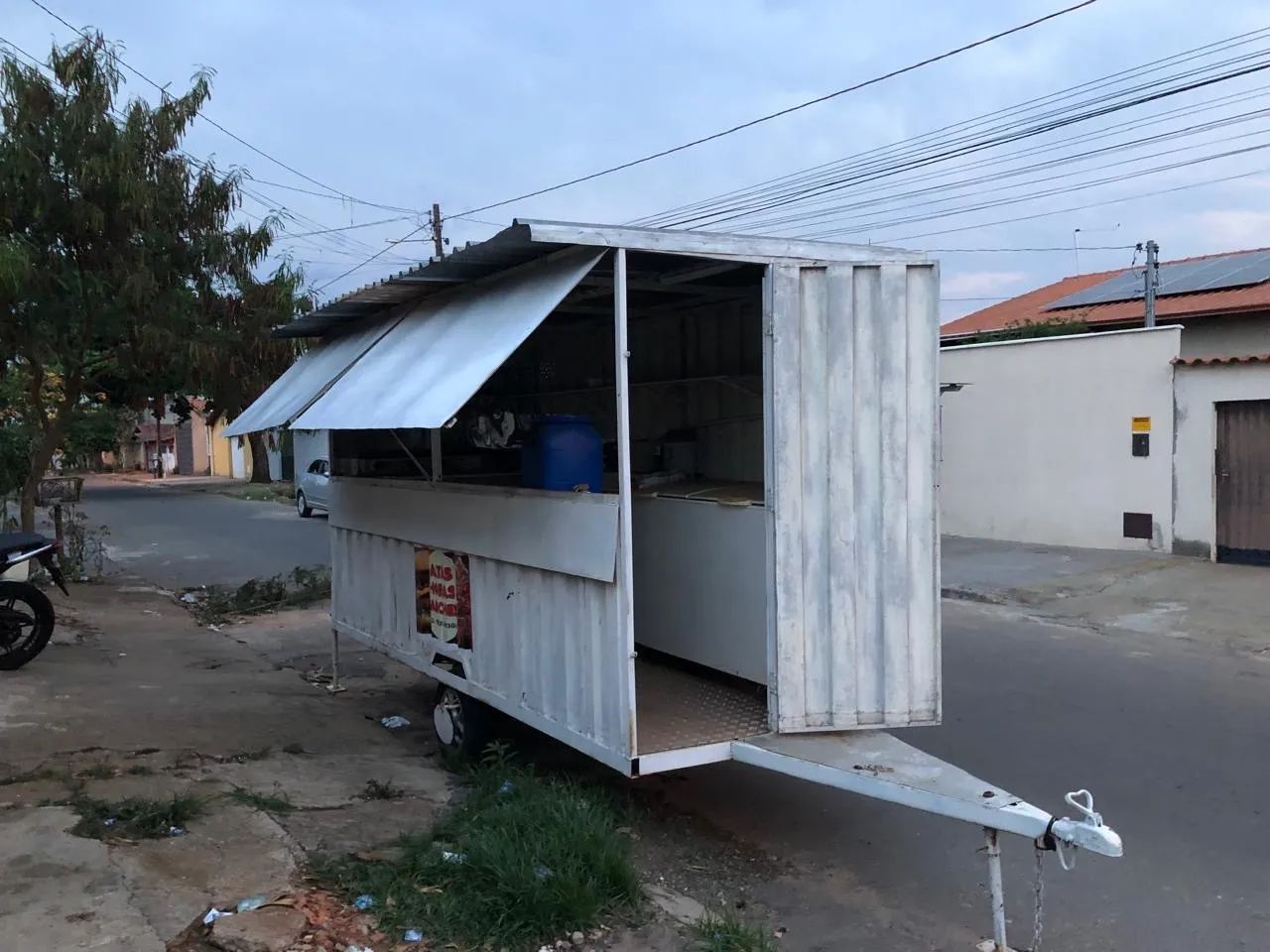 Trailer / Carretinha para Lanches e Comércio - Estrutura em Metal - Foto 5