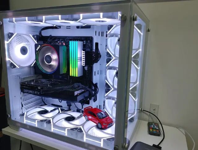 Pc gamer AMD Ryzen 7 5700G com rtx 3060 12gb - Foto 4
