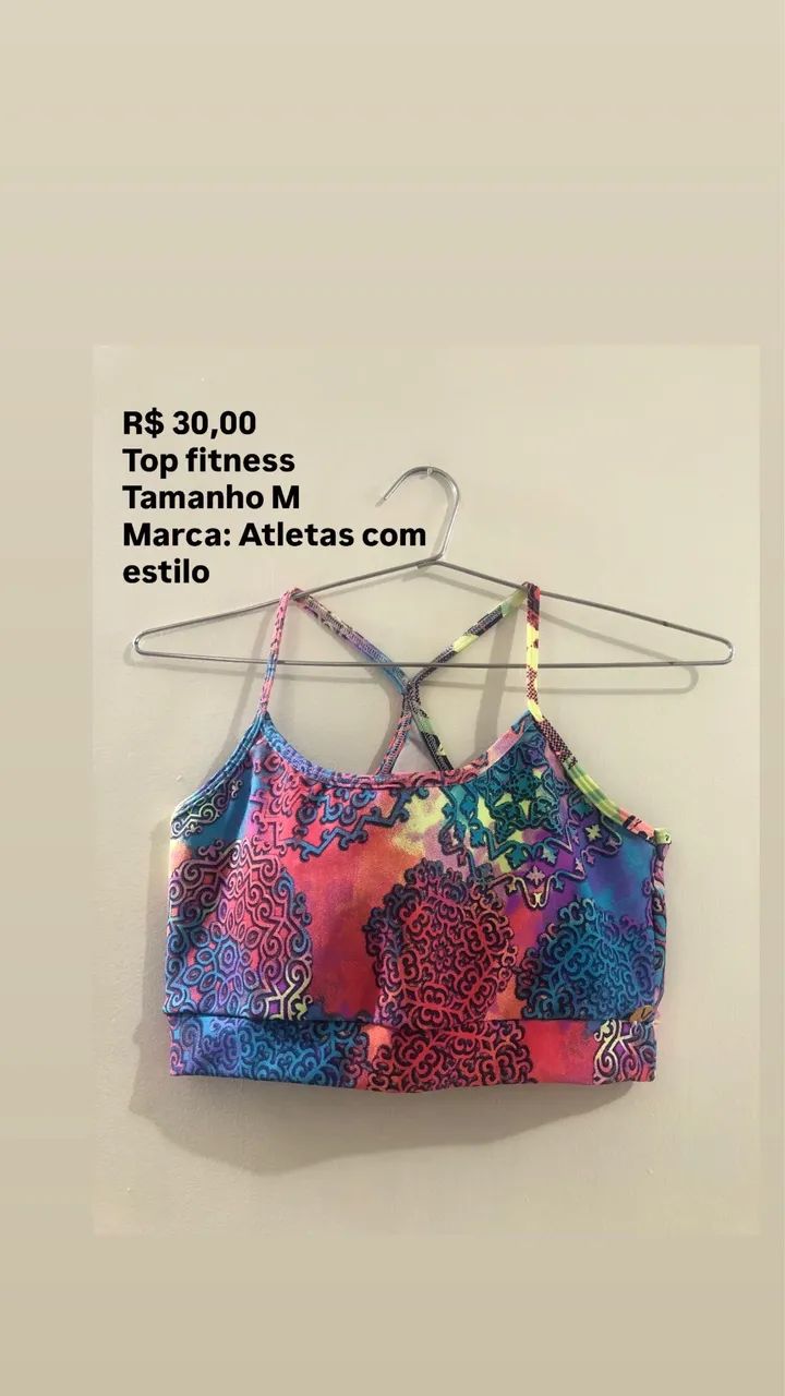 Top fitness tamanho M - Foto 3