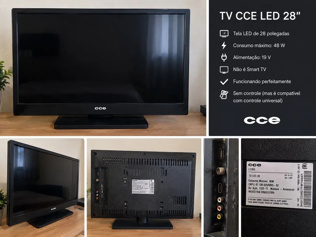 ? TV CCE LED 28? 
