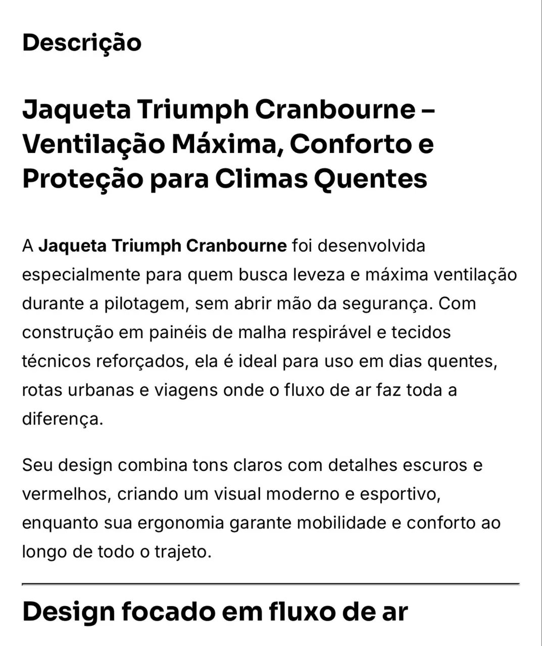 Jaqueta TRIUMPH ORIGINAL nunca usada - Foto 3