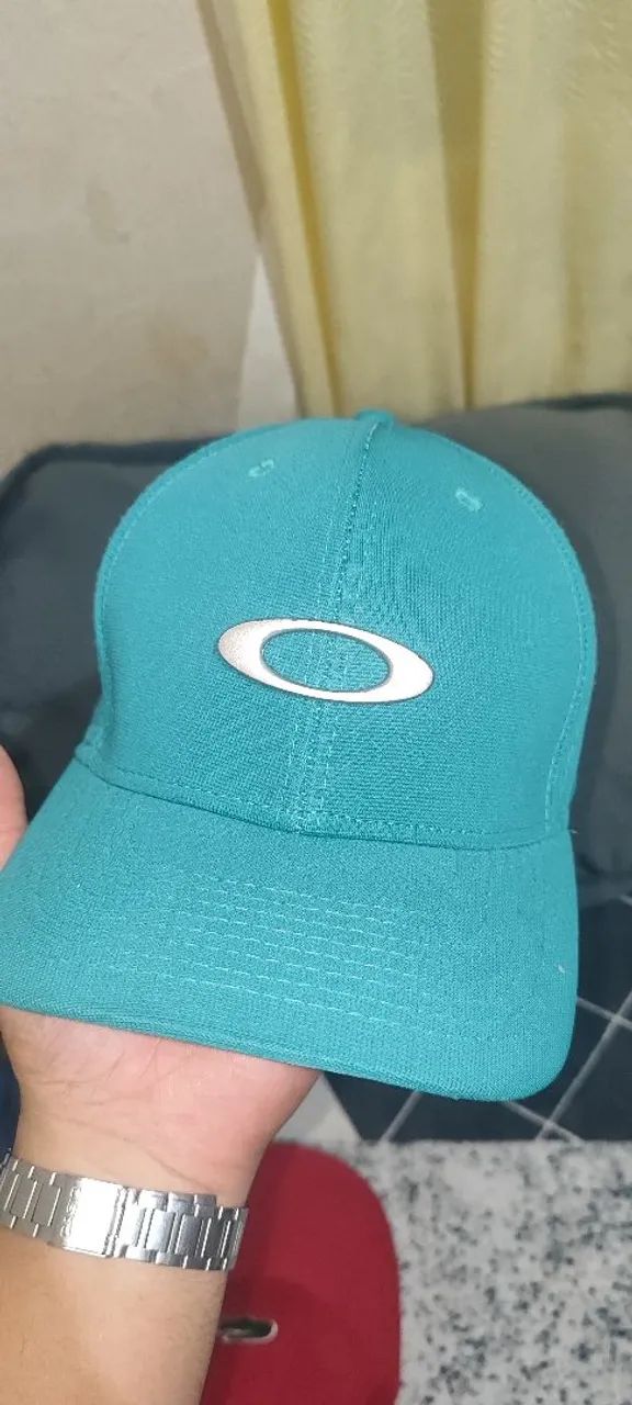 Boné Oakley Tincan cor verde água 