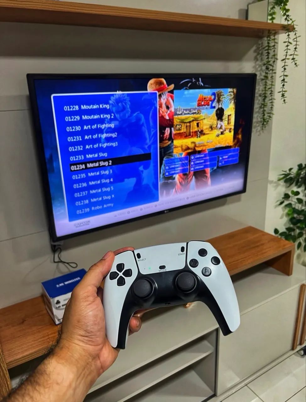 Vídeo game com dois controles wireless Entregamos  - Foto 2