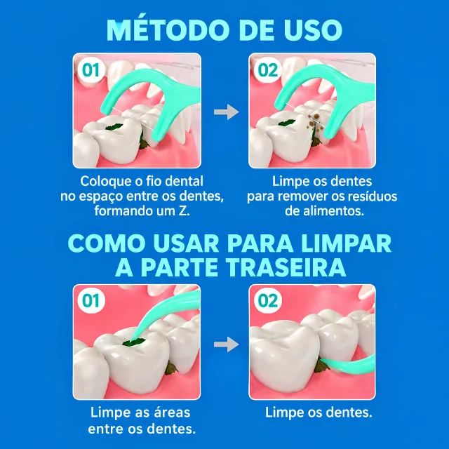 Fio dental com Haste - Foto 2