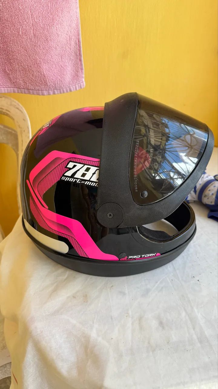Vendo Capacete de moto seminovo  - Foto 3