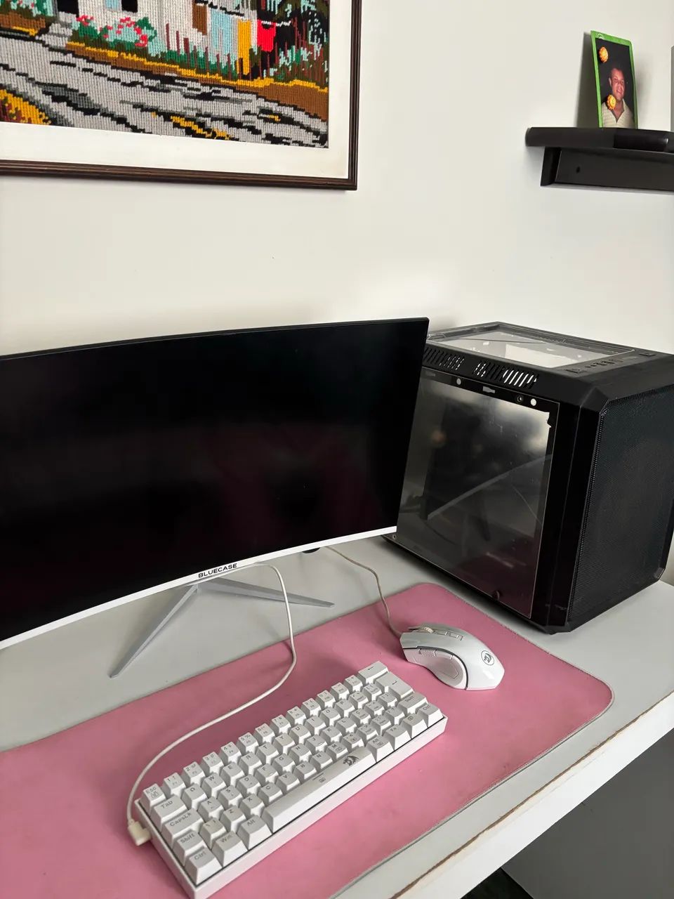 PC Gamer Completo + Monitor + Teclado e Mouse Redragon - Foto 2