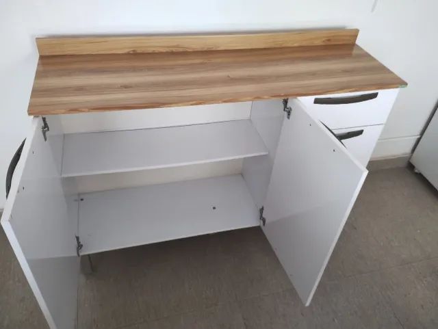 Balcão de Cozinha Branco 120cm - Foto 3
