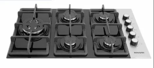 FOGÃO COOKTOP 5 BOCAS TRIPLA CHAMA LATERAL Dividimos Em Até 10x Sem Juros