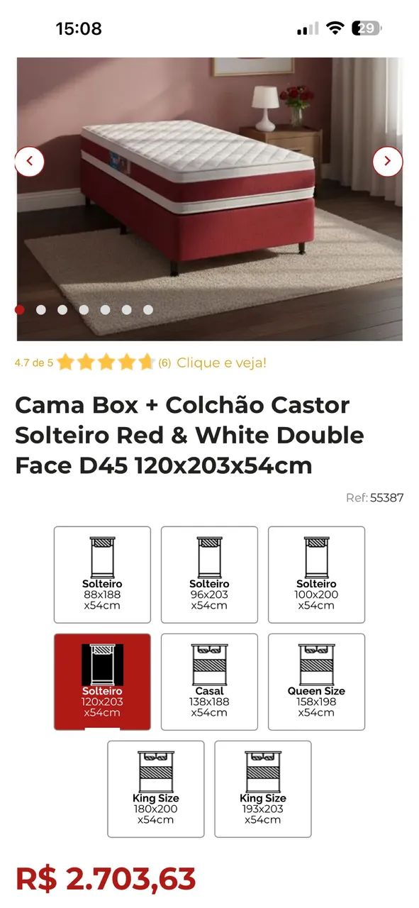 Cama solteiro king - Foto 4