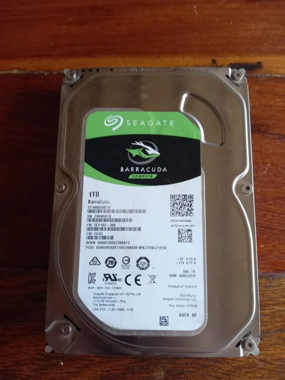 HD DE 1T SEAGATE NOVISSIMO PERFEITO BARRACUDA