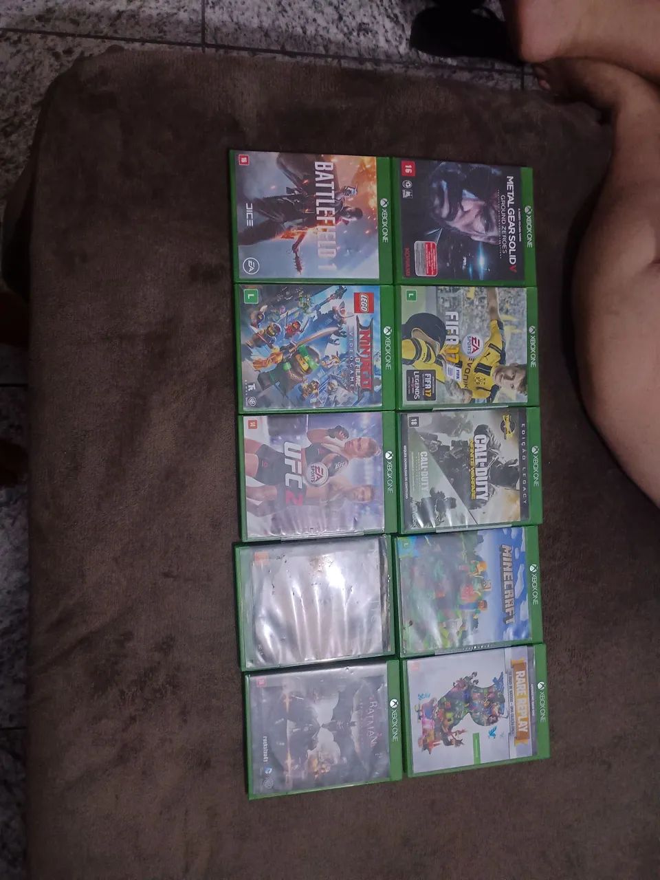 Vendo jogos de Xbox One