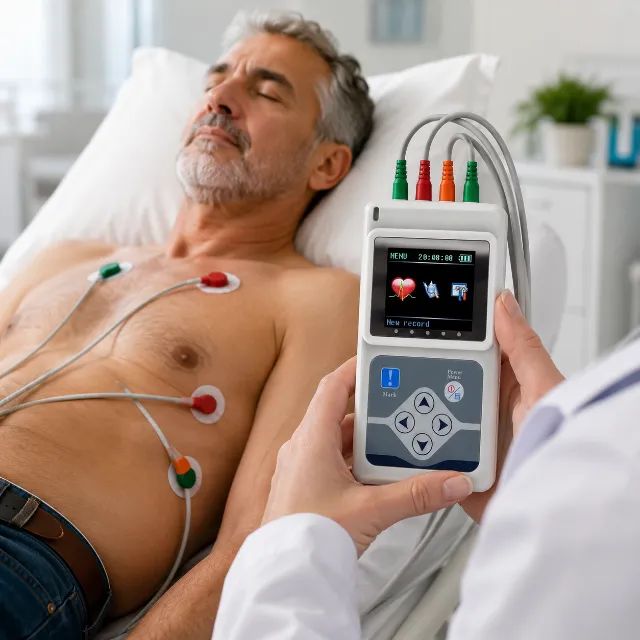 Holter 24h Ecg 3 Canais Contec - Foto 3