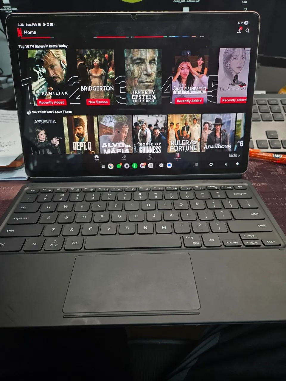 Samsung Galaxy Tab S8+ plus SM-800 + Grátis Teclado samsung com trackpad (US$300)