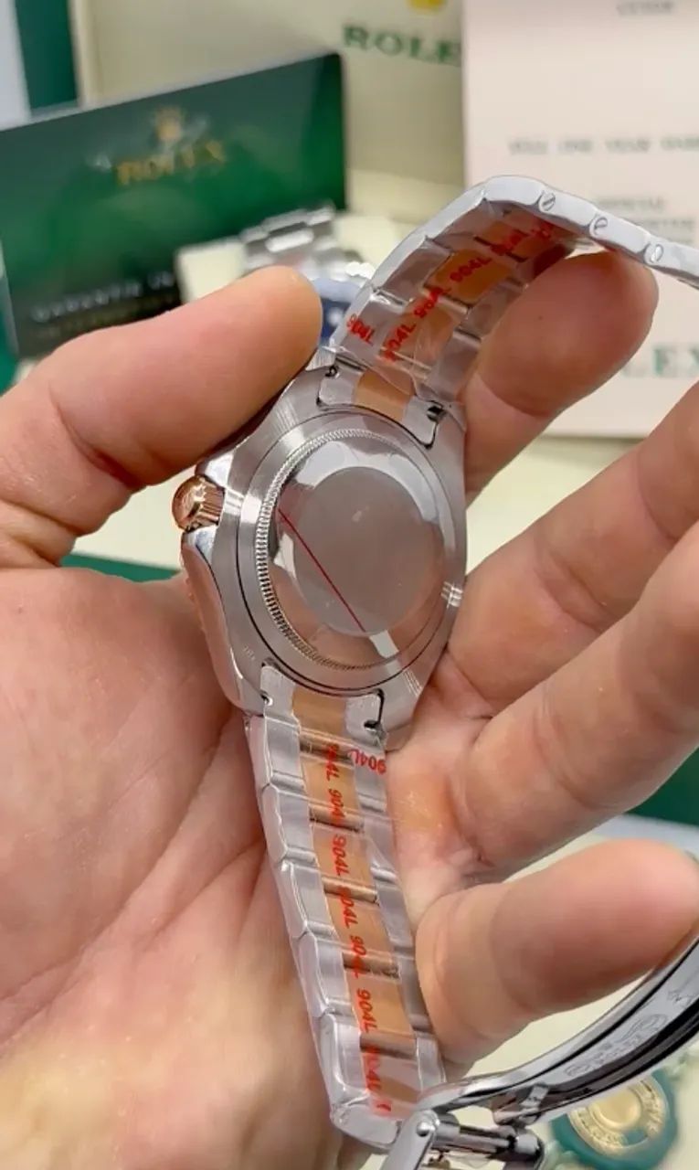 Relógio Rolex 40mm Automático Vidro Safira - Foto 3