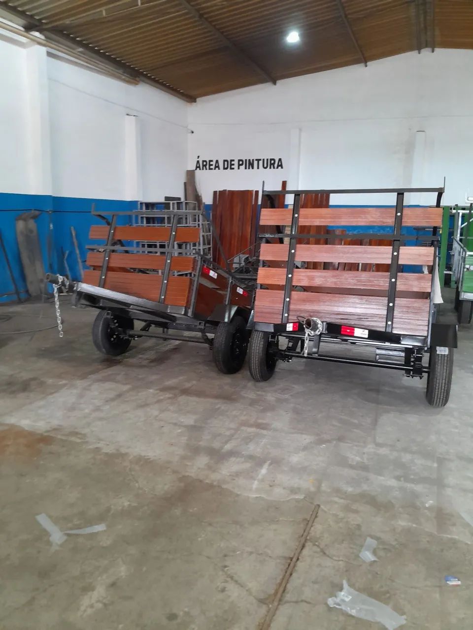 Carretinha e engate  - Foto 2