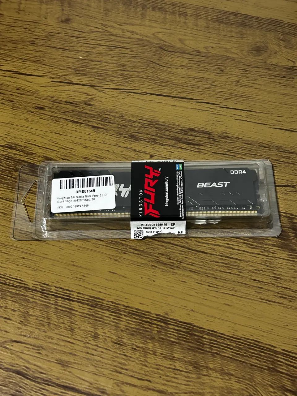 Mem ória RAM DDR4 Hyperx 16GB - Foto 2