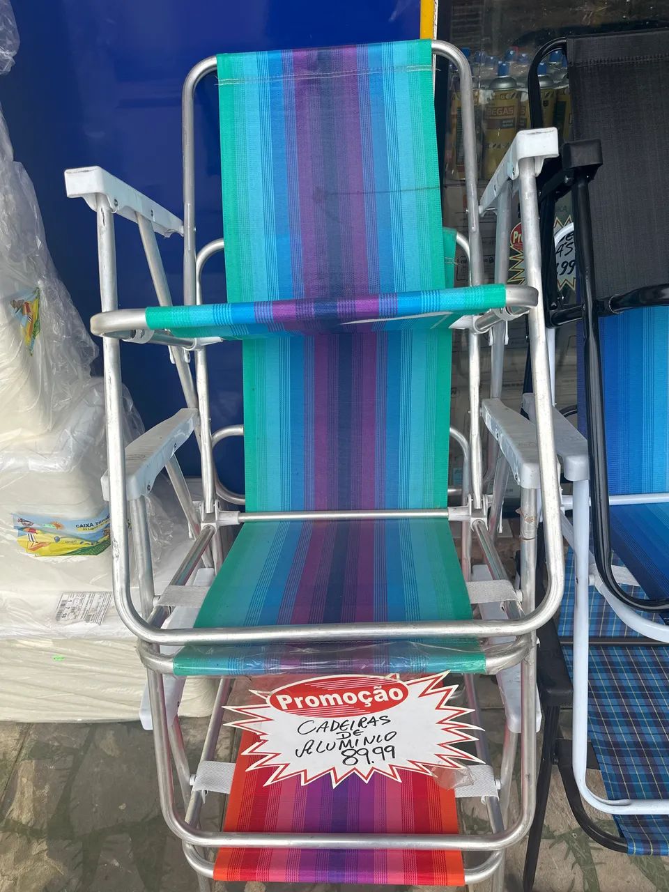Cadeiras de alumínio 