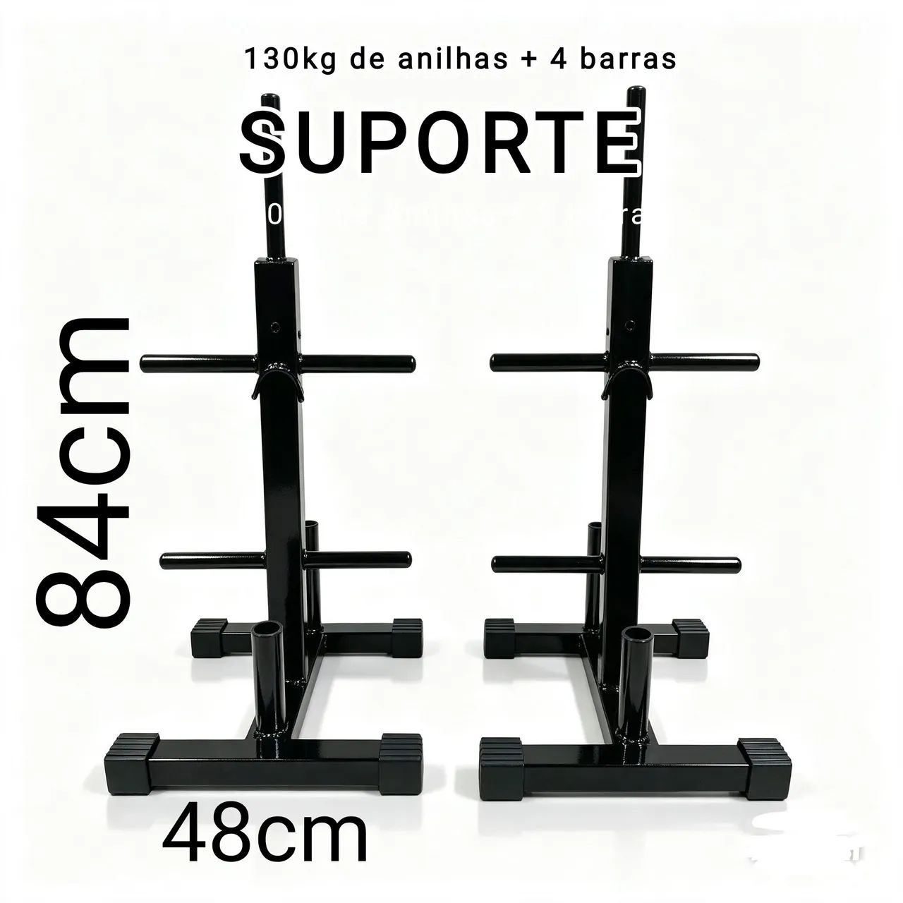 Suporte para barras anilhas 