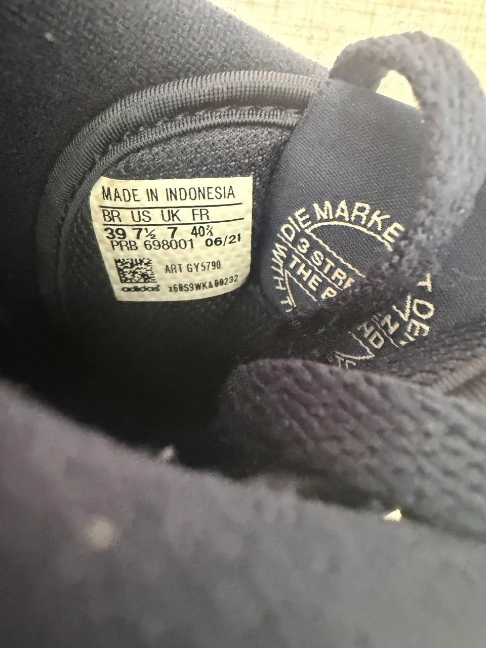 Tênis adidas marinho 39 cano médio - Foto 2