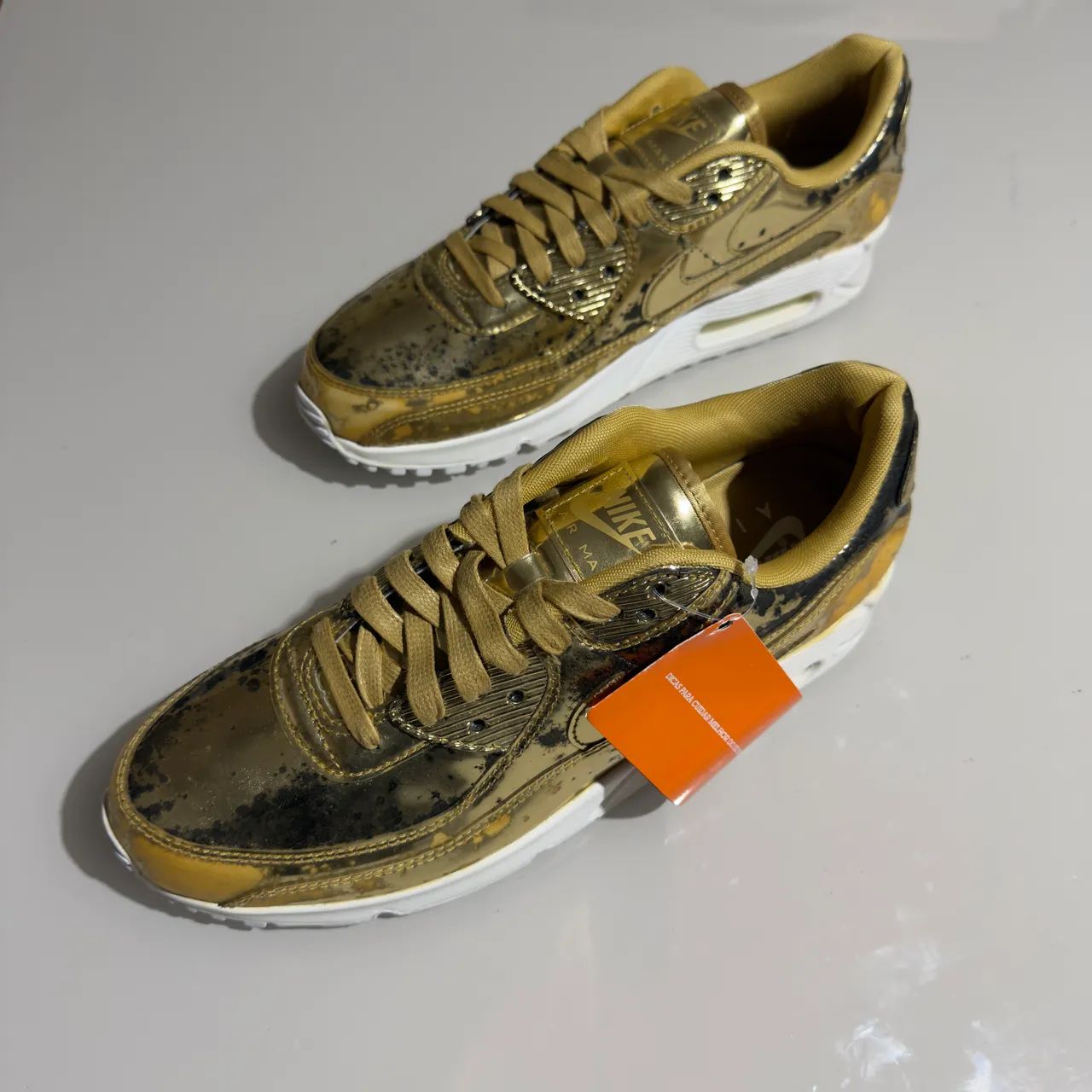Nike Air Max 90 Gold Original 41 BR - Foto 3